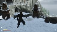 Training with the Kusarigama in Ghost of Yotei (Image via Sucker Punch || YouTube@/WoW Quests)